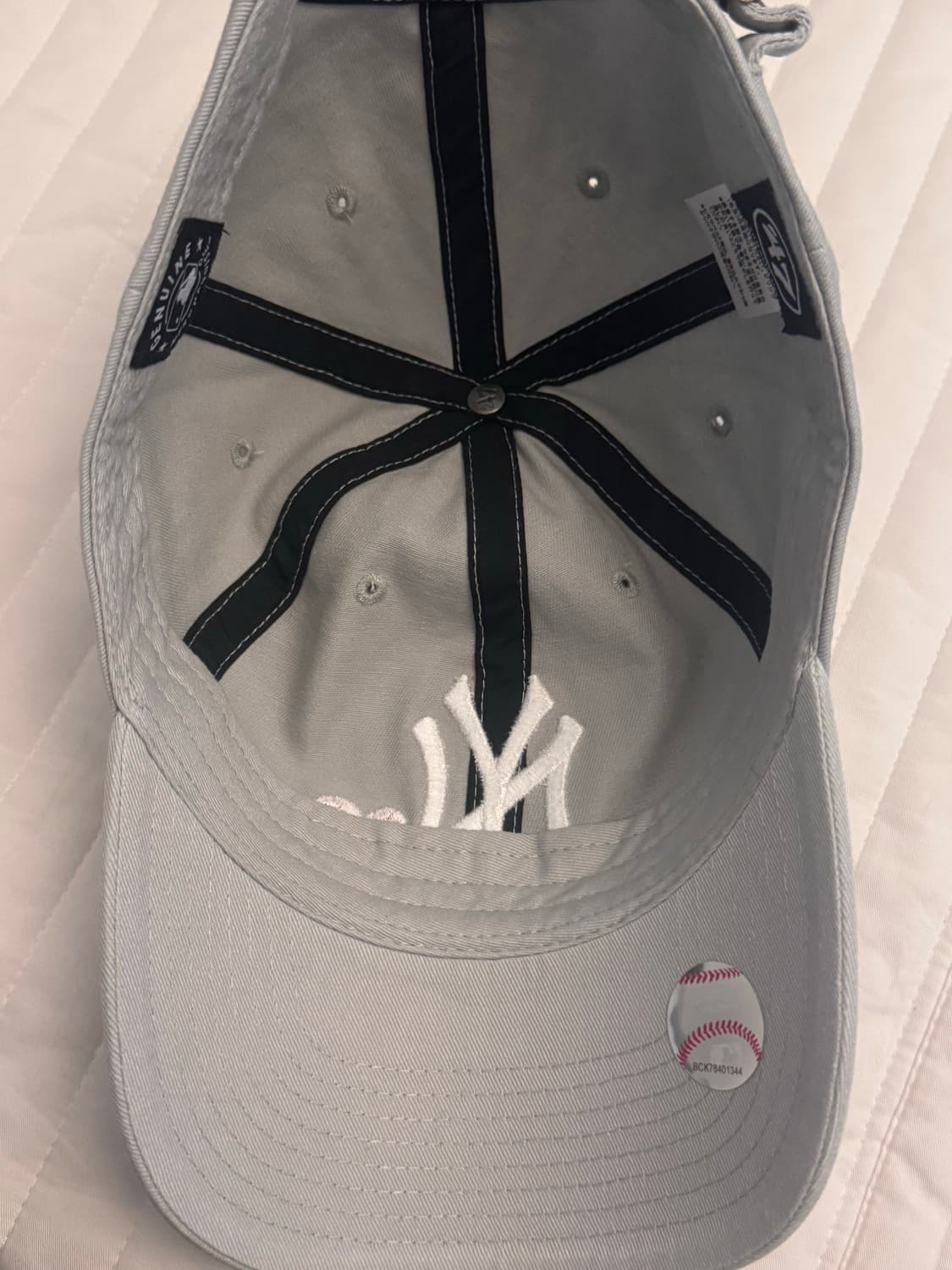 MLB 뉴욕 양키스 47 볼캡 그레이 상품이미지2