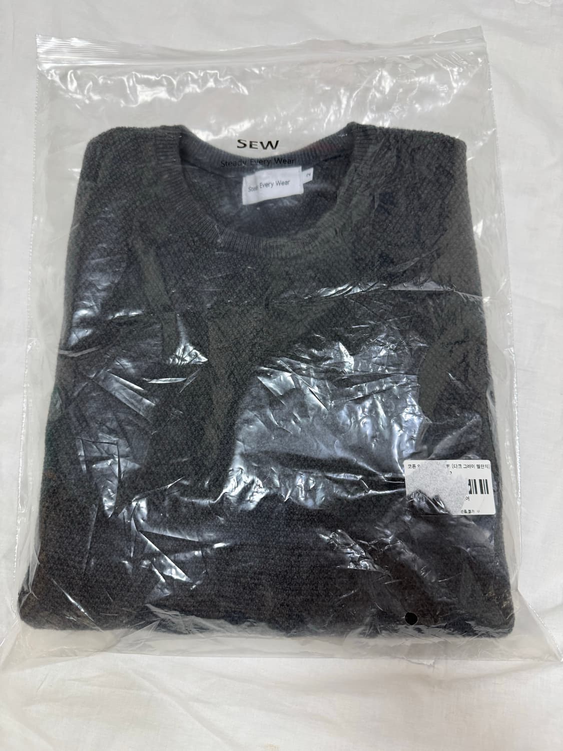 스테디 에브리웨어 코튼 와플 니트 2사이즈 상품이미지5