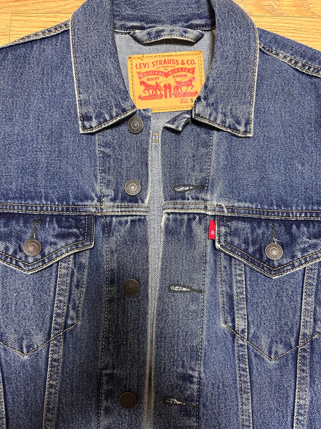 리바이스 청자켓 S 상품이미지2