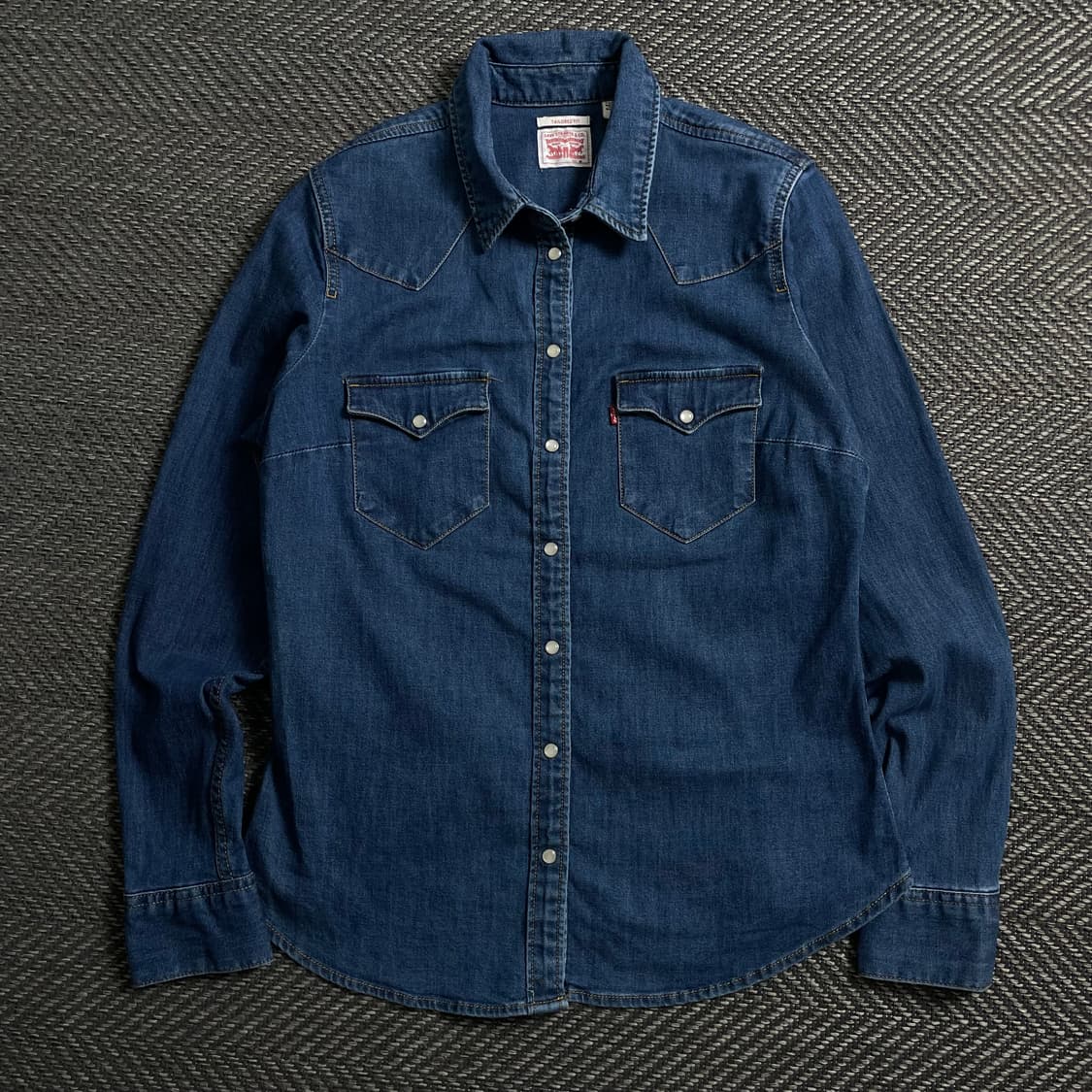 리바이스 USA 오리지날 우먼스 웨스턴 데님 셔츠 y 4102 상품이미지2