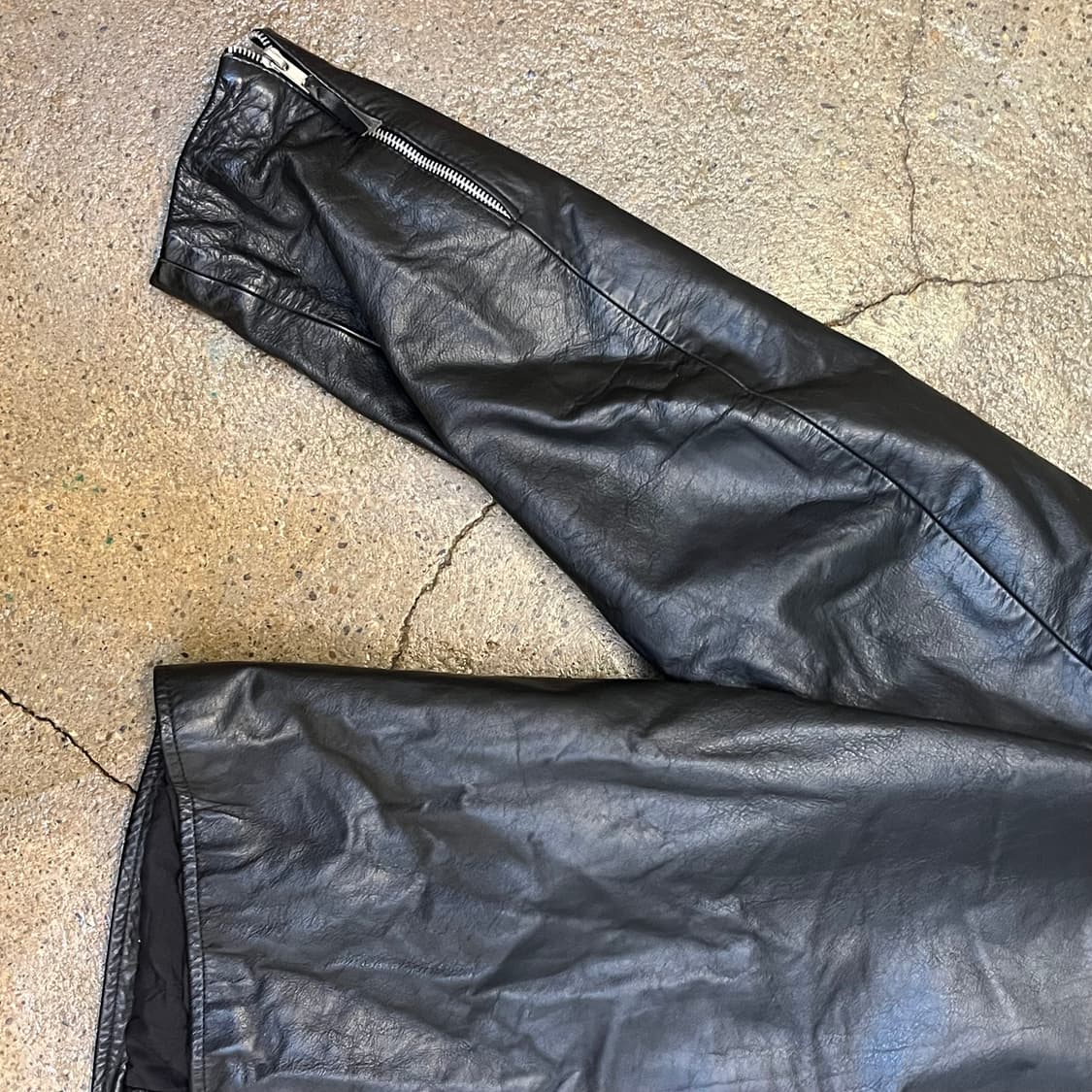 미국 빈티지 블랙 소가죽 라이더 자켓 상품이미지9