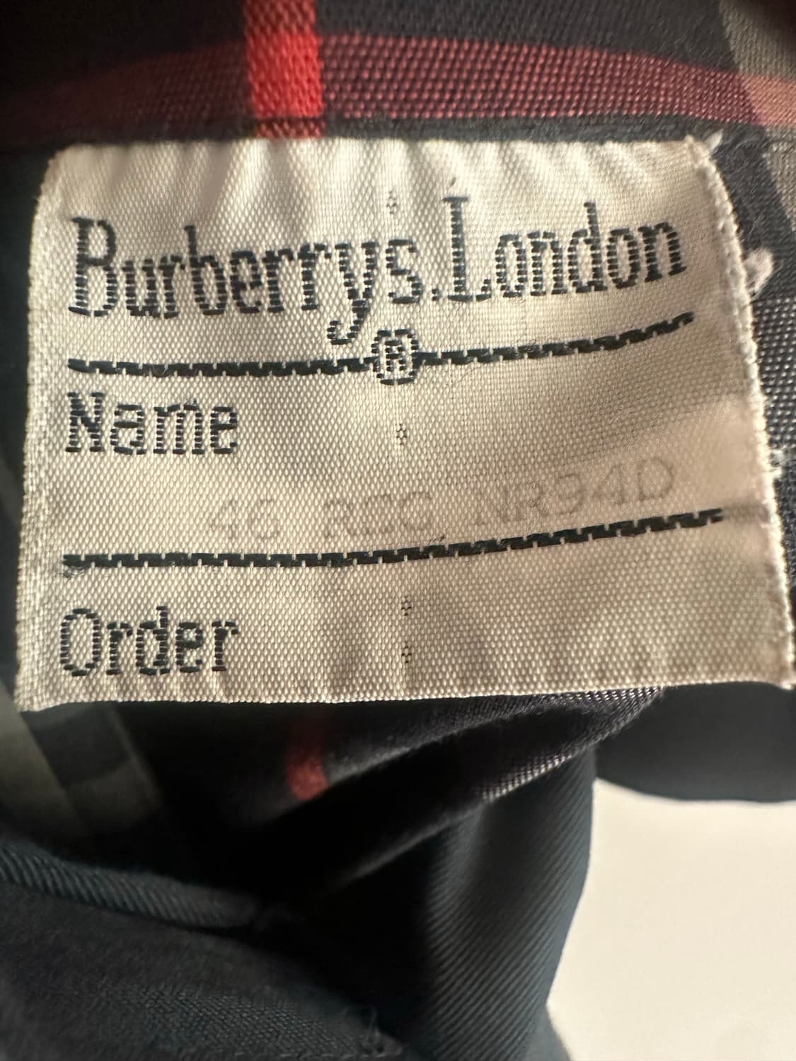 90s 버버리 트렌치 코트 다크네이비 상품이미지5