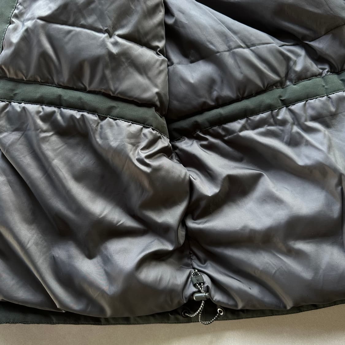 [L]몽벨 mont-bell 2레이어 카키 패딩 자켓 상품이미지8