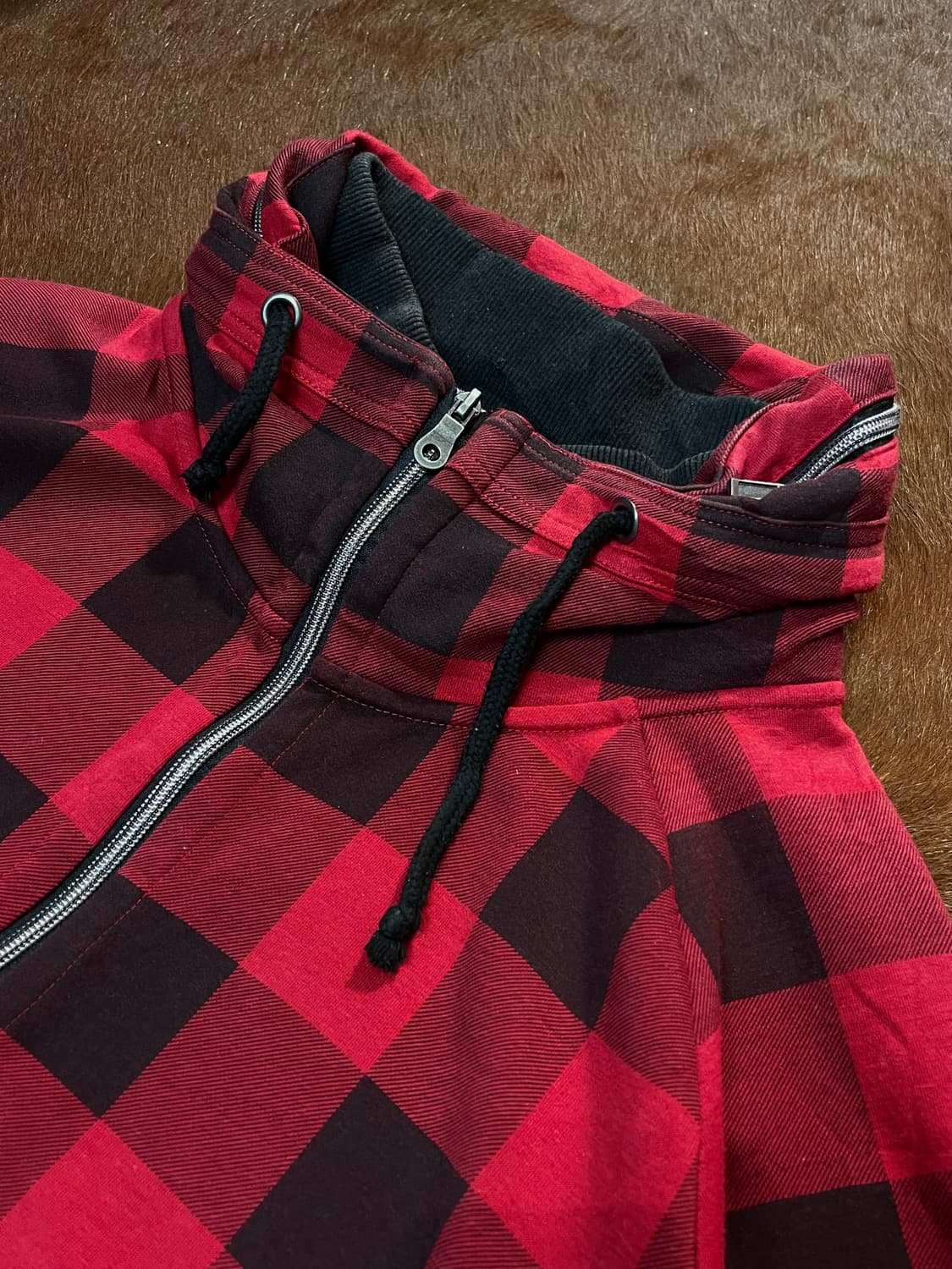 Doublefocus 체크 집업 상품이미지5