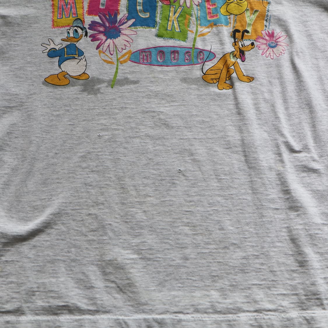 90s 디즈니 미키언리미티드 싱글스티치 티셔츠(XL) 상품이미지5