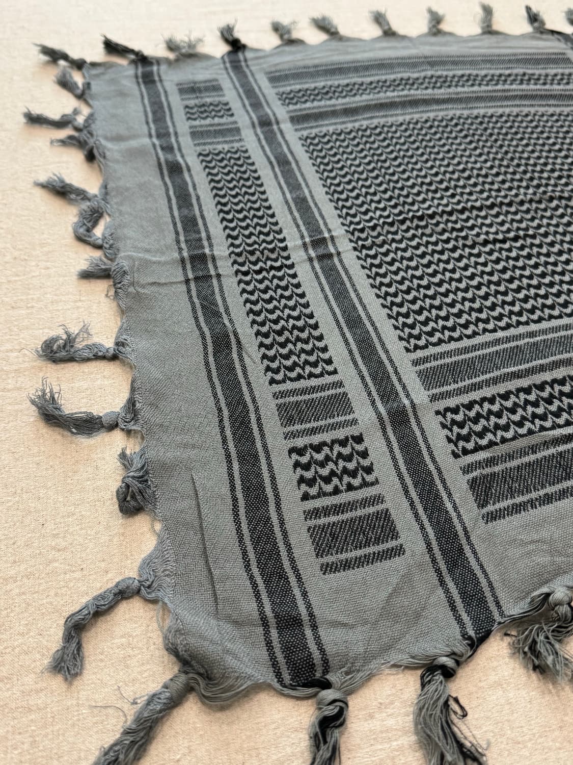 언더커버 웨이브 프린지 스카프 상품이미지4