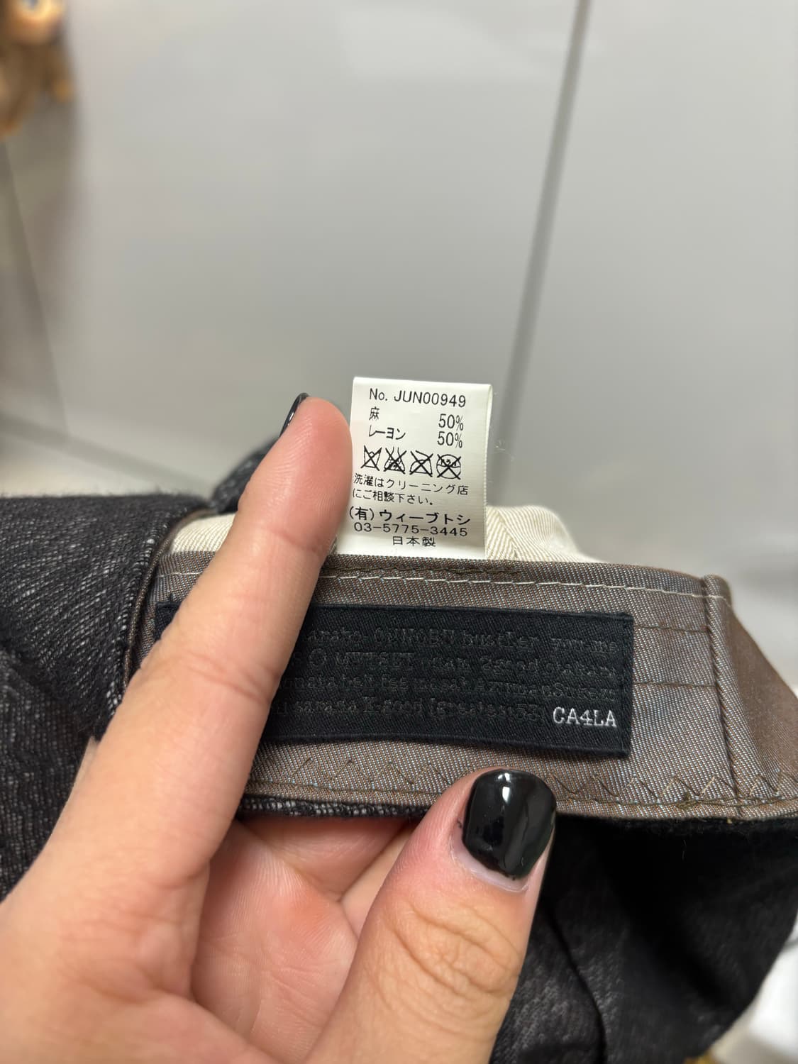 Ca4la drape work cap 상품이미지5