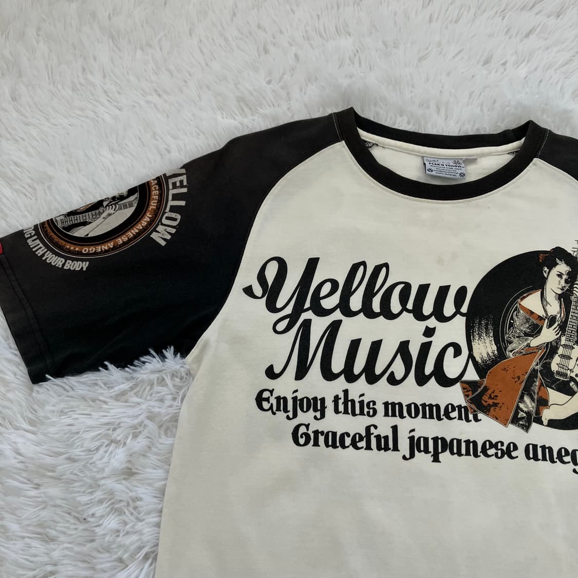 빈티지 야쿠자 로즈 나그랑 반팔 943 y2k 스트릿 갸루 펑키 일본빈티 상품이미지5