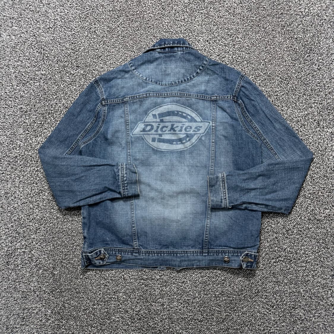 Name : 디키즈 USA 90's 후면 빅로고 데님 청자켓 :) 상품이미지1