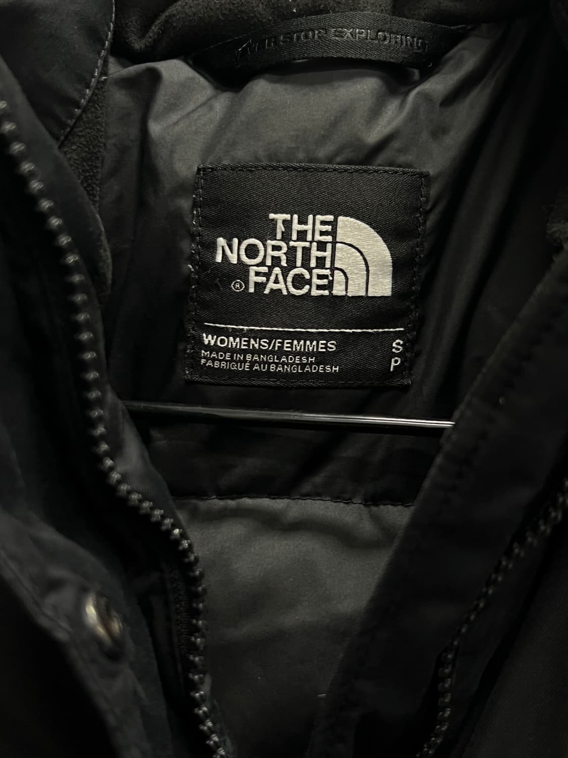 (S) 노스페이스 우먼스 하이벤트 구스다운 야상 패딩 자켓 블랙 상품이미지4