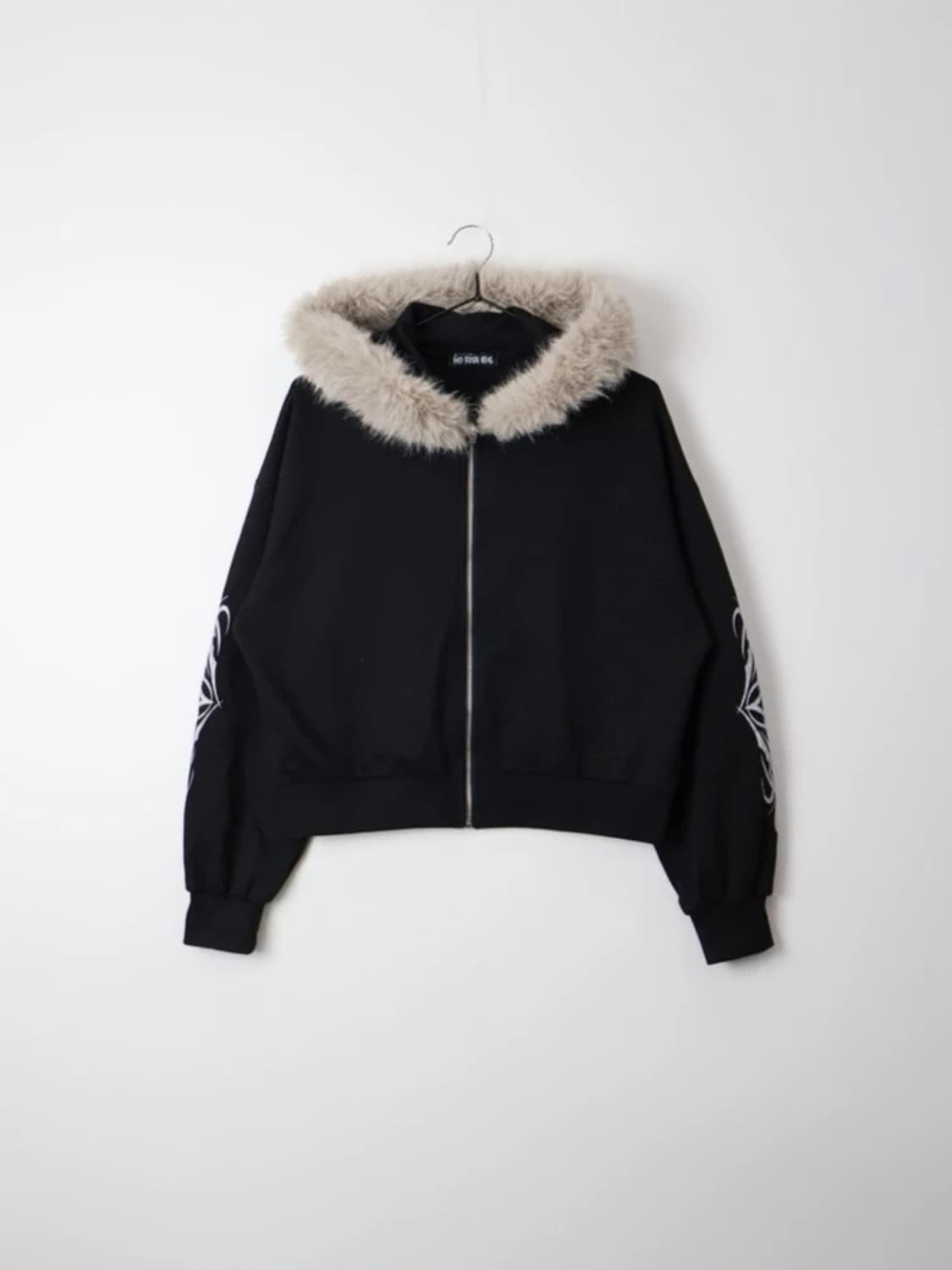 RAD FOUR REAL Fur Hood Zip Hoodie 상품이미지5