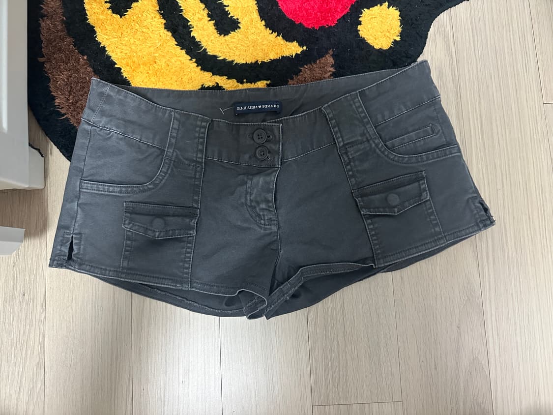 브랜디멜빌 로우라이즈 쇼츠 차콜 상품이미지2