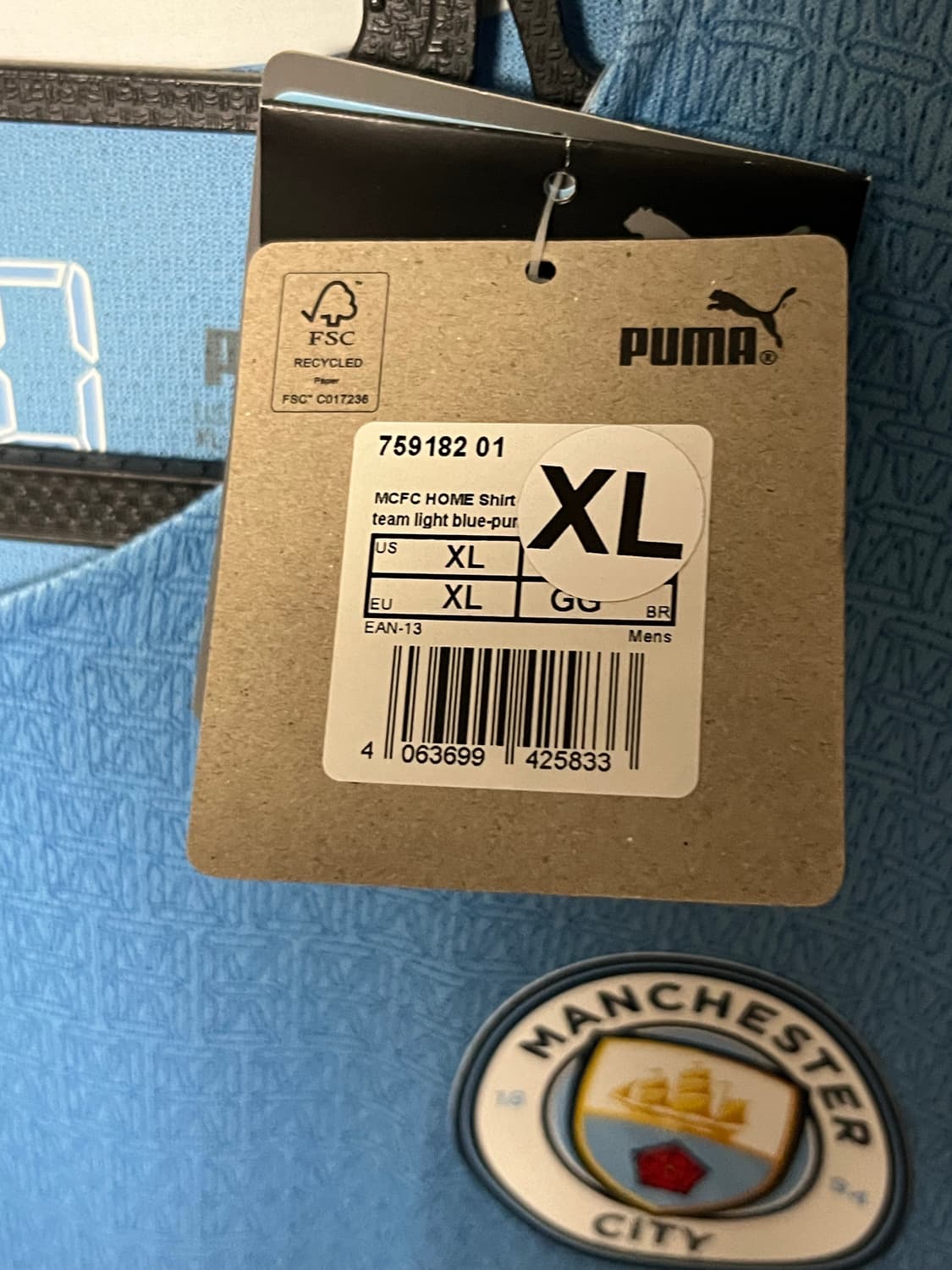 맨체스터 시티 21-22 시즌 그릴리시 어센틱 유니폼 상품이미지3