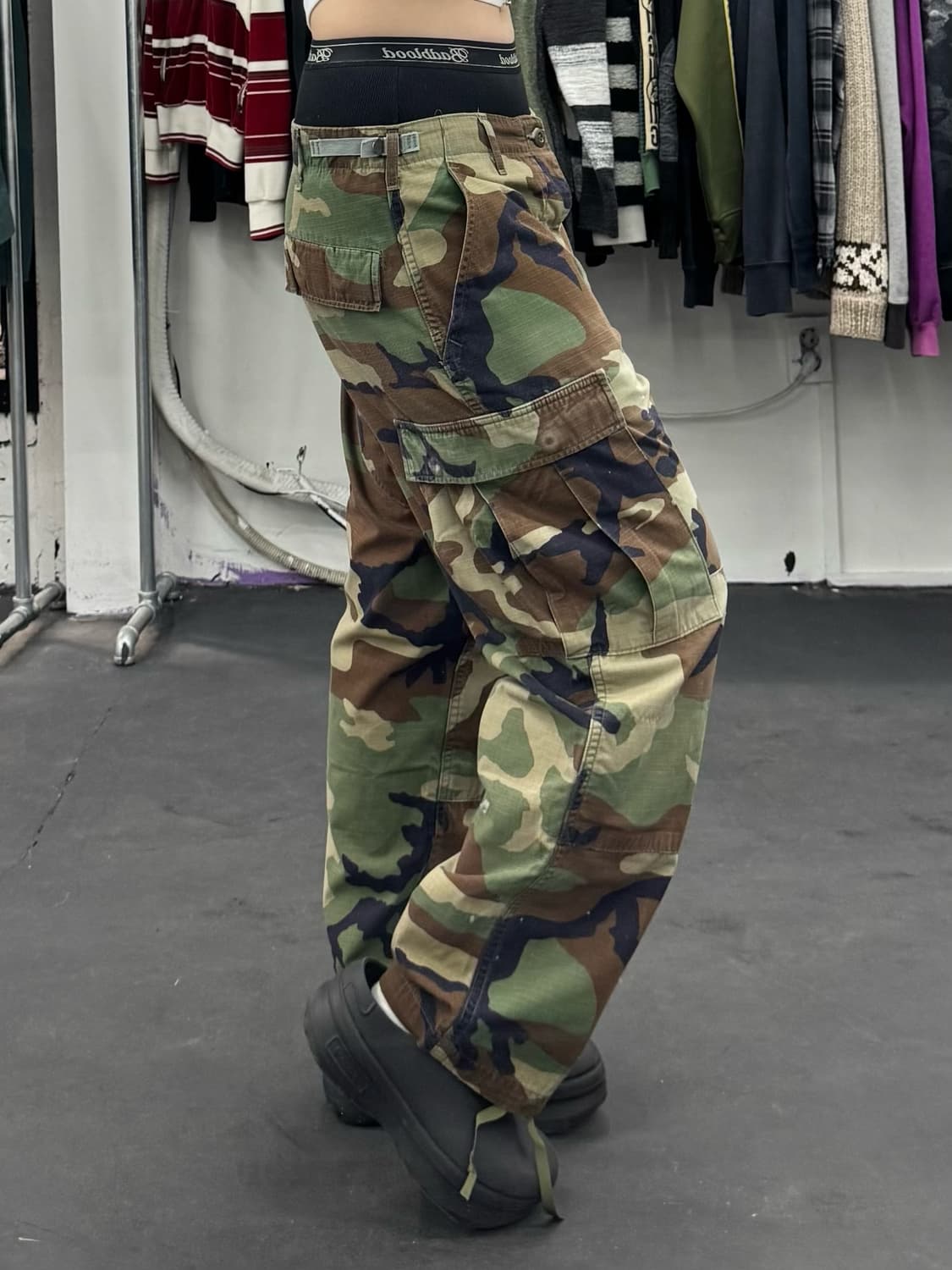 VTG 밀리터리 카모 립스탑 카고팬츠 상품이미지2