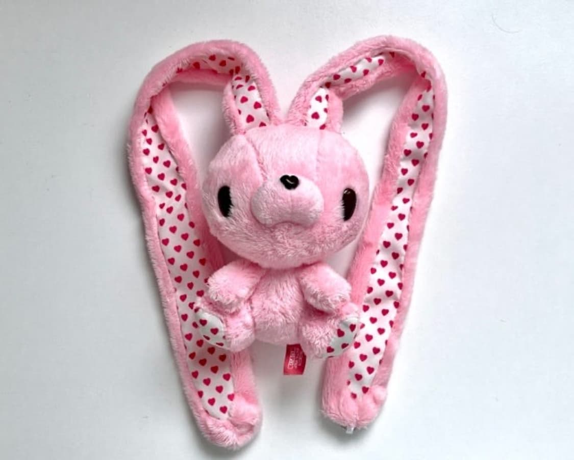 범용토끼 발레타인 핑크 딸기 인형 키링 상품이미지1