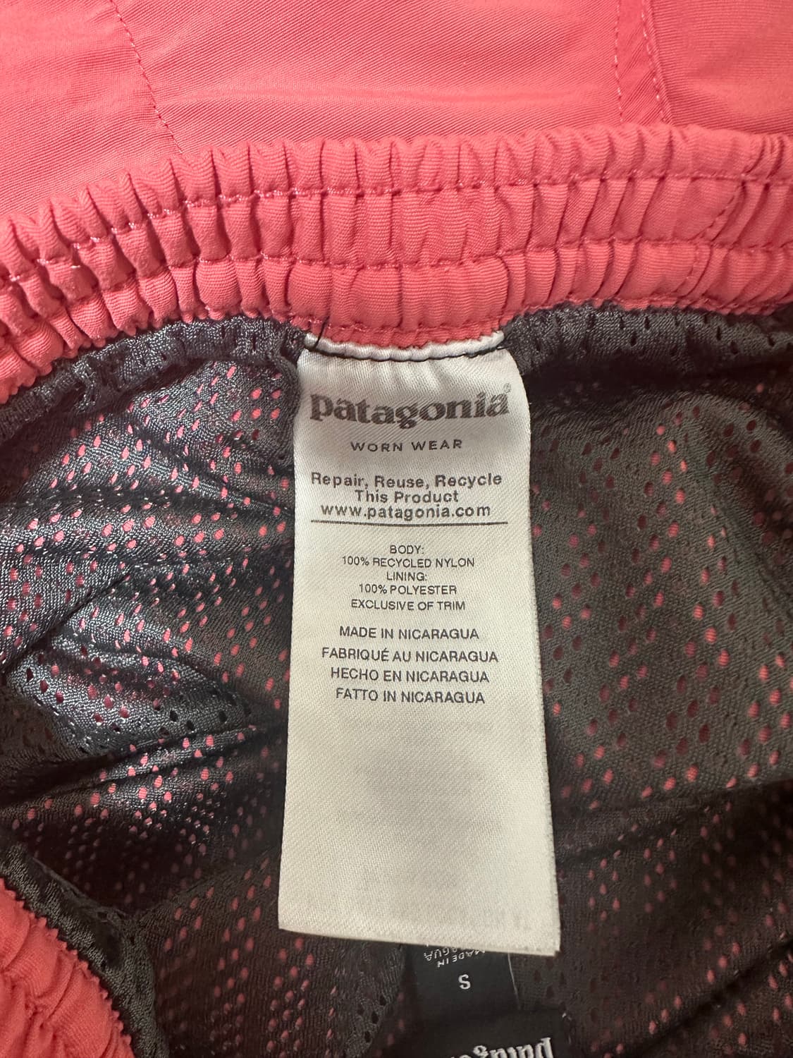파타고니아 배기스 5인치 코랄 S사이즈 상품이미지7