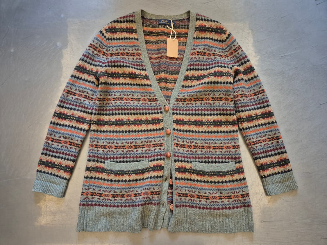 폴로랄프로렌 램스울 페어아일 가디건 상품이미지1