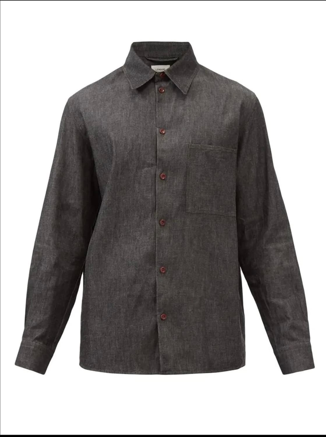르메르 22SS 샴브레이 셔츠 앤트러사이트 데님 54 상품이미지4