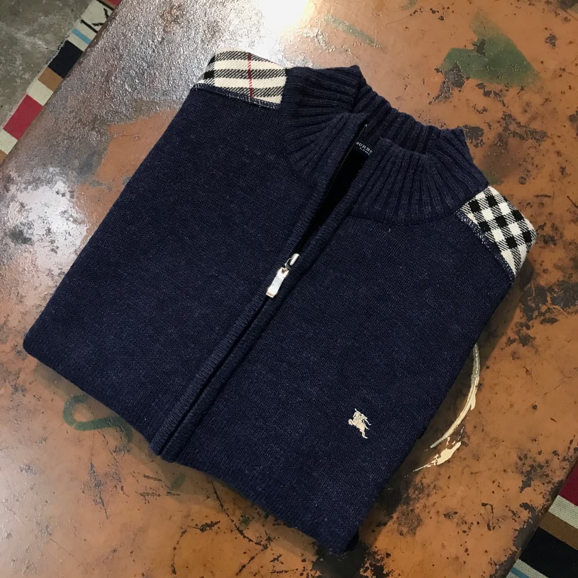 버버리 네입 울 집업 자켓 남성 105  상품이미지1