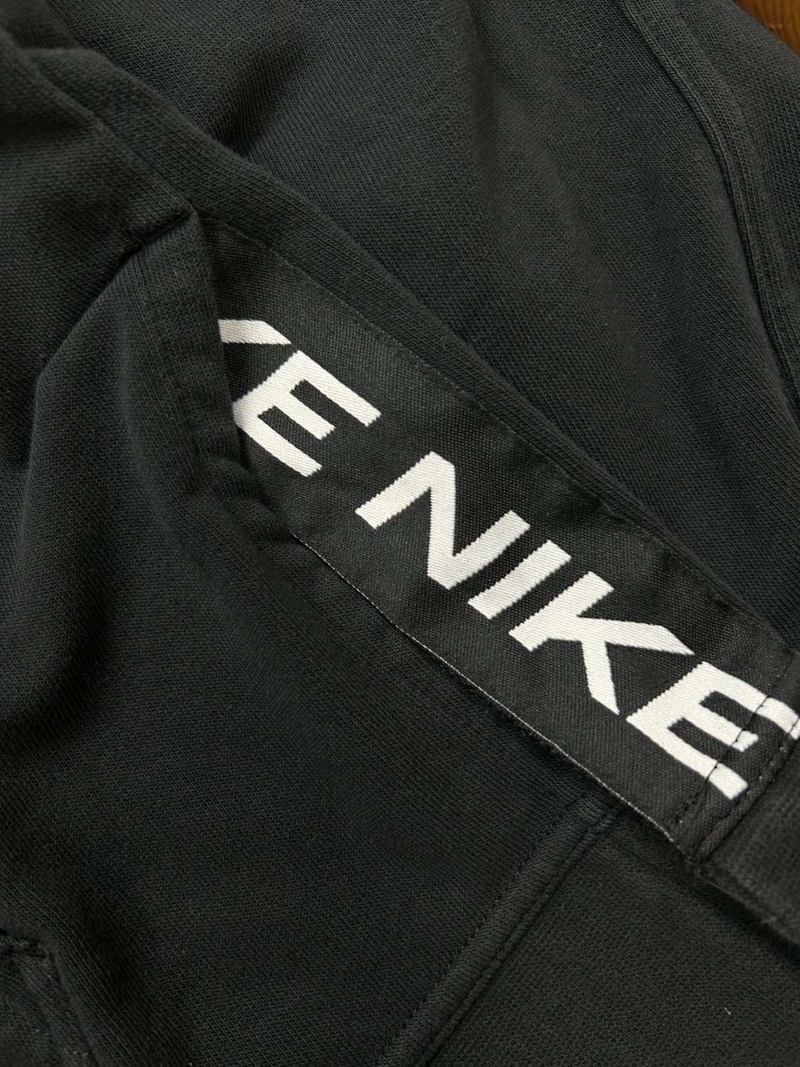 나이키 사이드슬릿 로고 블랙 후드집업 L 상품이미지7