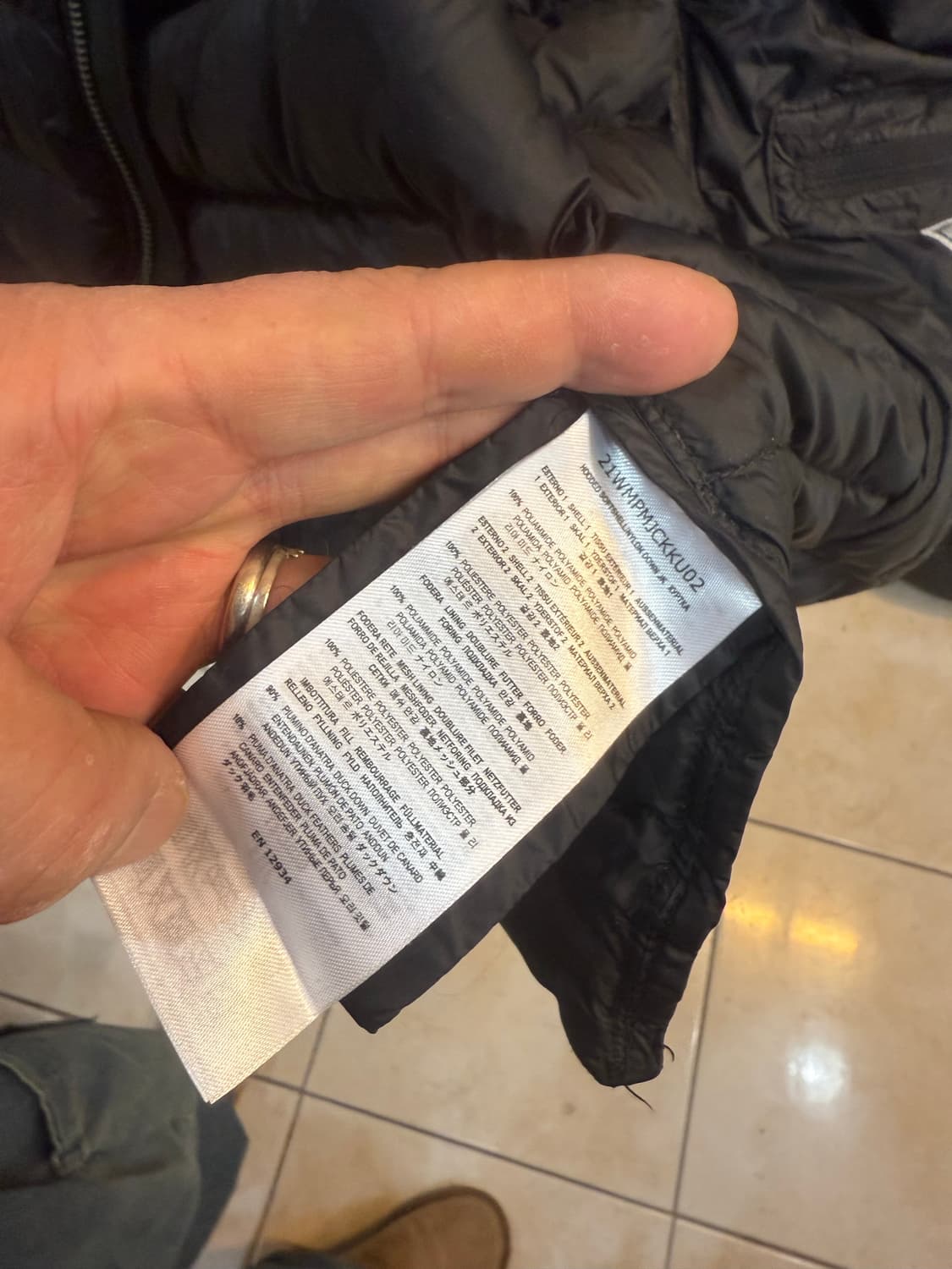 105/21fw 정품 파라점퍼스 키나리 경량패딩 팝니다 상품이미지6