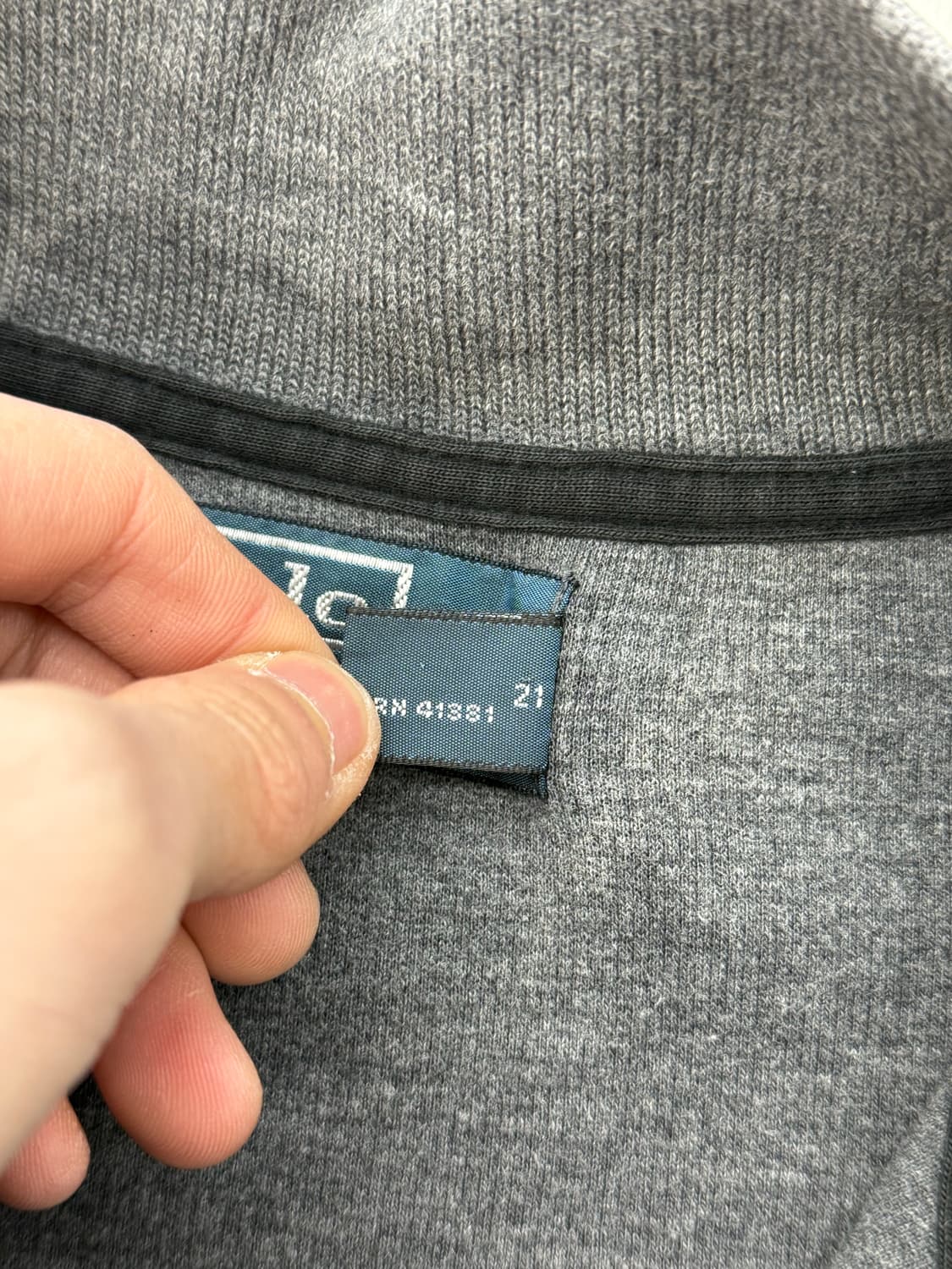 폴로 랄프로렌 그레이 빅 포니 스키 와펜 하프 집업 니트 상품이미지8