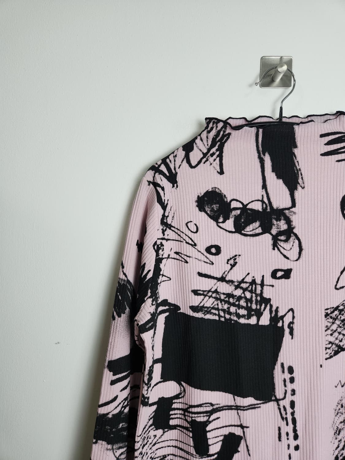 러프 패턴 골지탑 상품이미지8