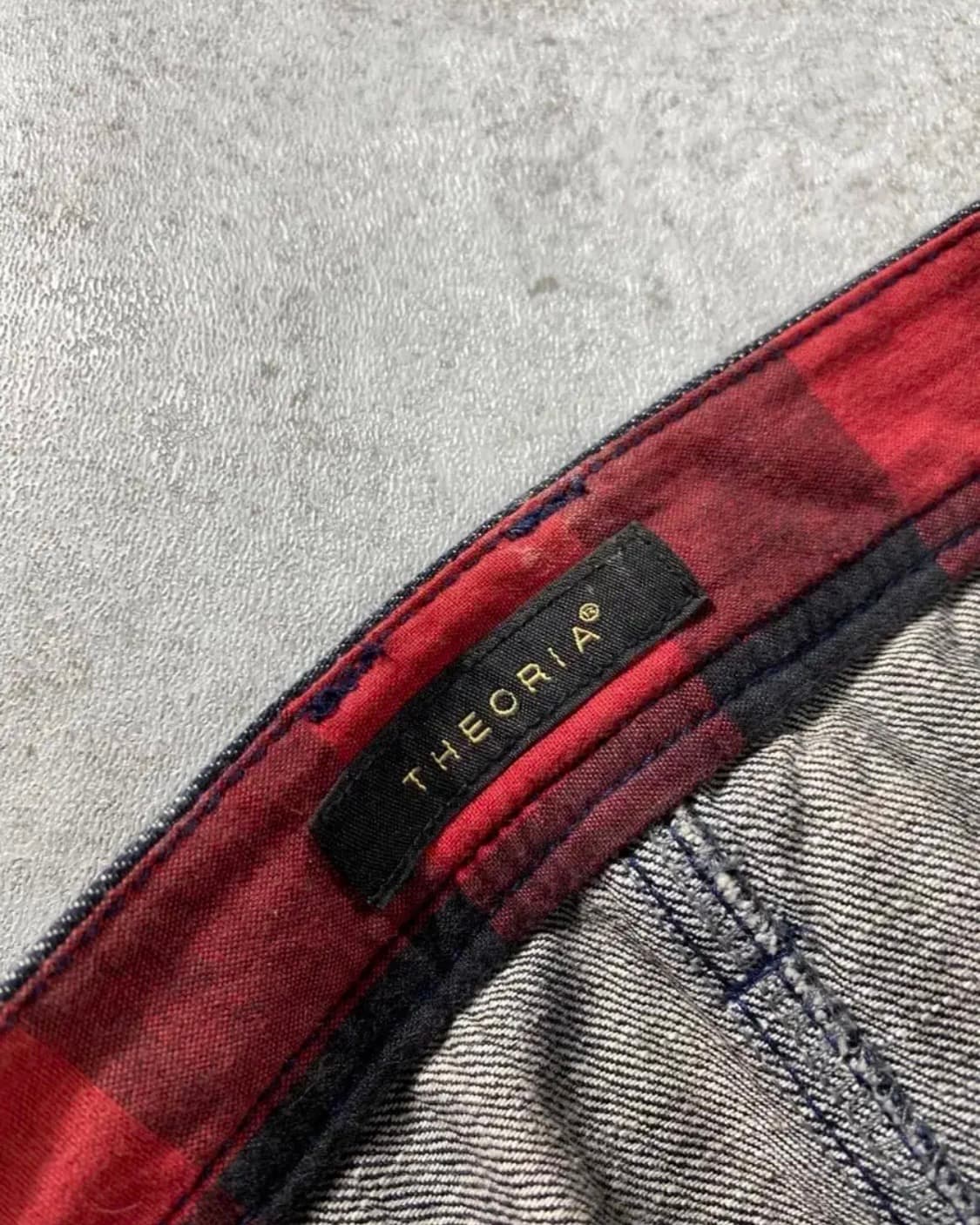 THEORIA 흑청 데님 빈티지 워싱 바지 상품이미지6