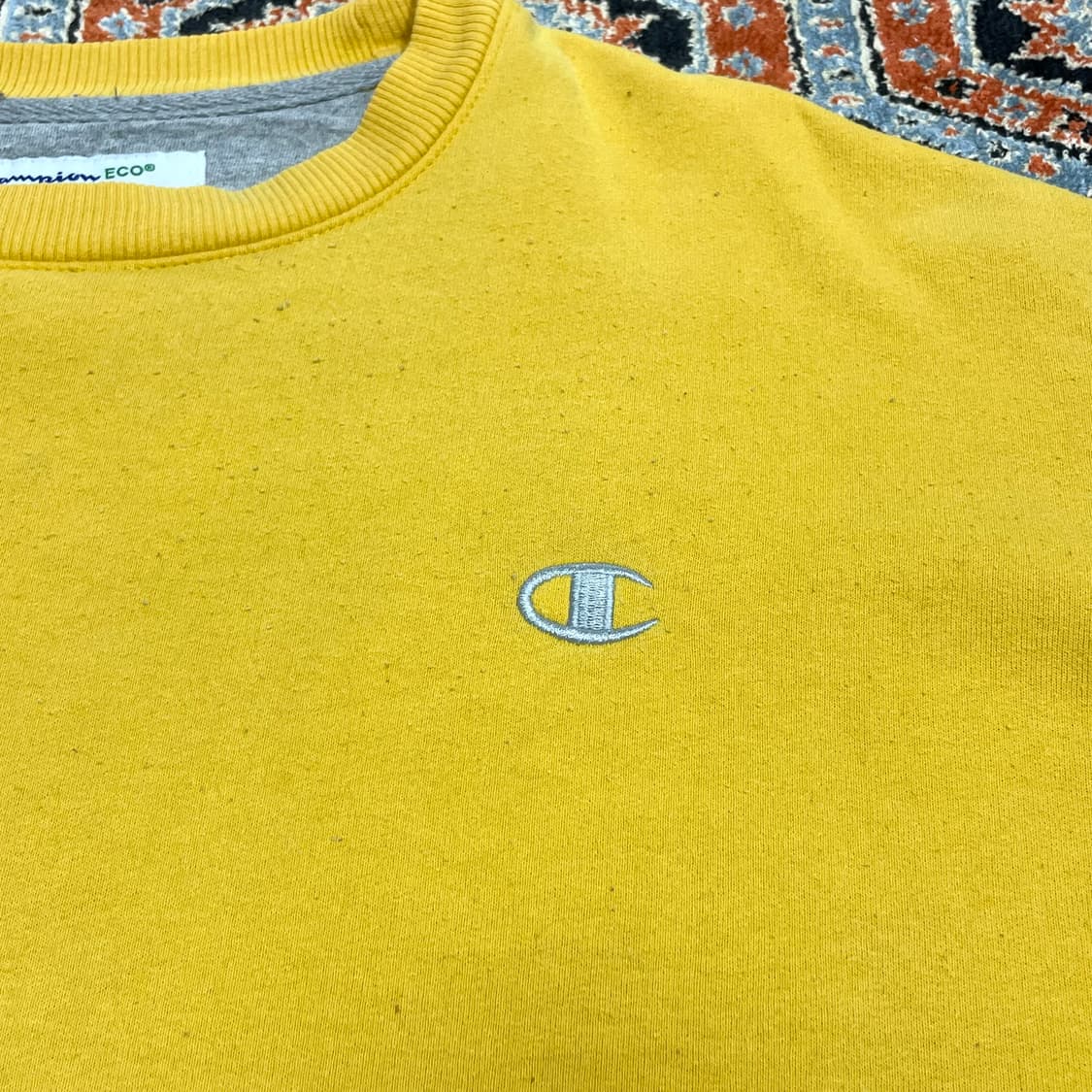 챔피온 머스타드 기모 맨투맨 남성3XL 상품이미지4
