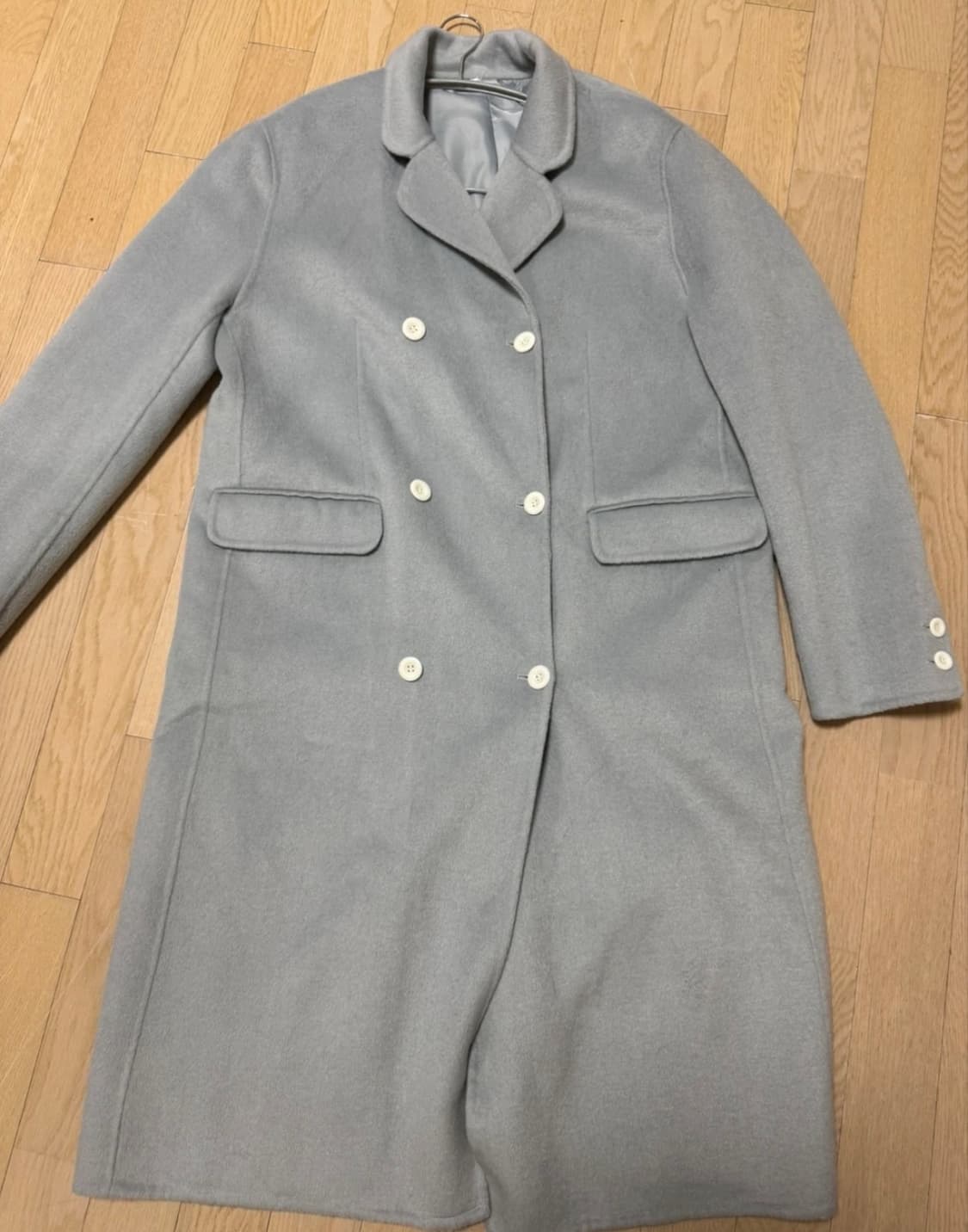 타낫 Duvet long coat (soft blue) 상품이미지2