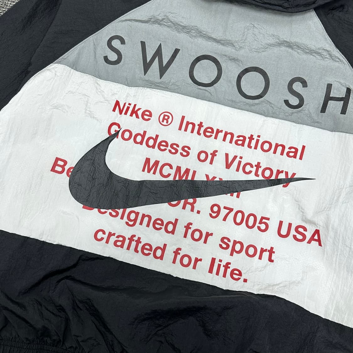 나이키 더블스우시 우븐 빈티지 바람막이 M 상품이미지9