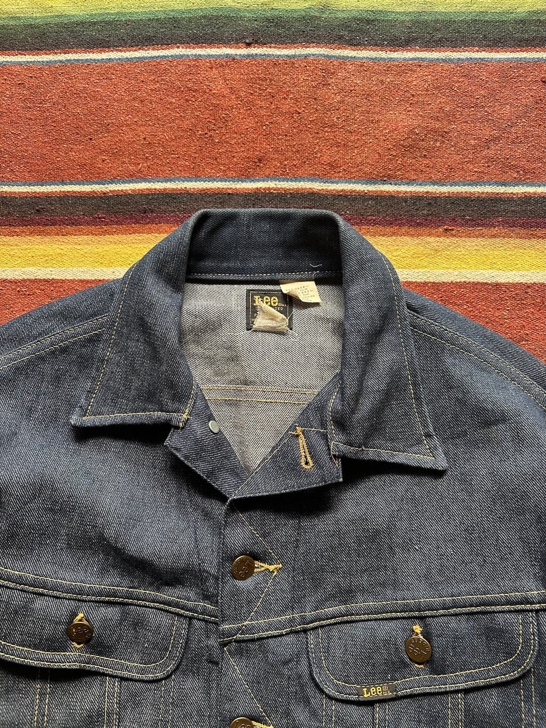 데드스탁 70s USA LEE 빈티지 리 220J 데님 자켓 101J 상품이미지5
