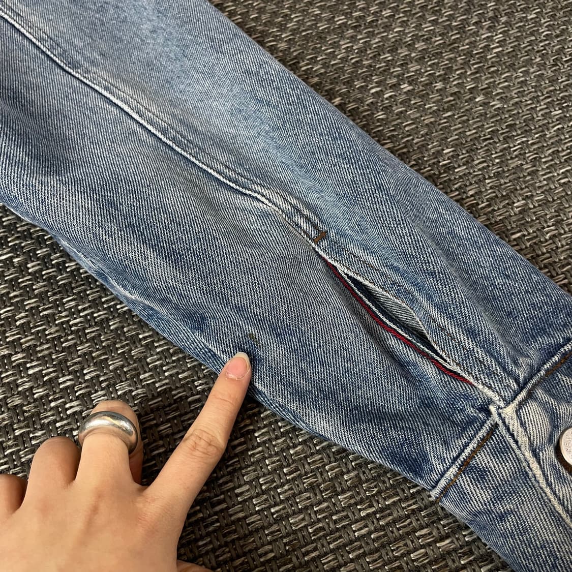 타미진스 중청 멀티포켓 데님 자켓 S 상품이미지7