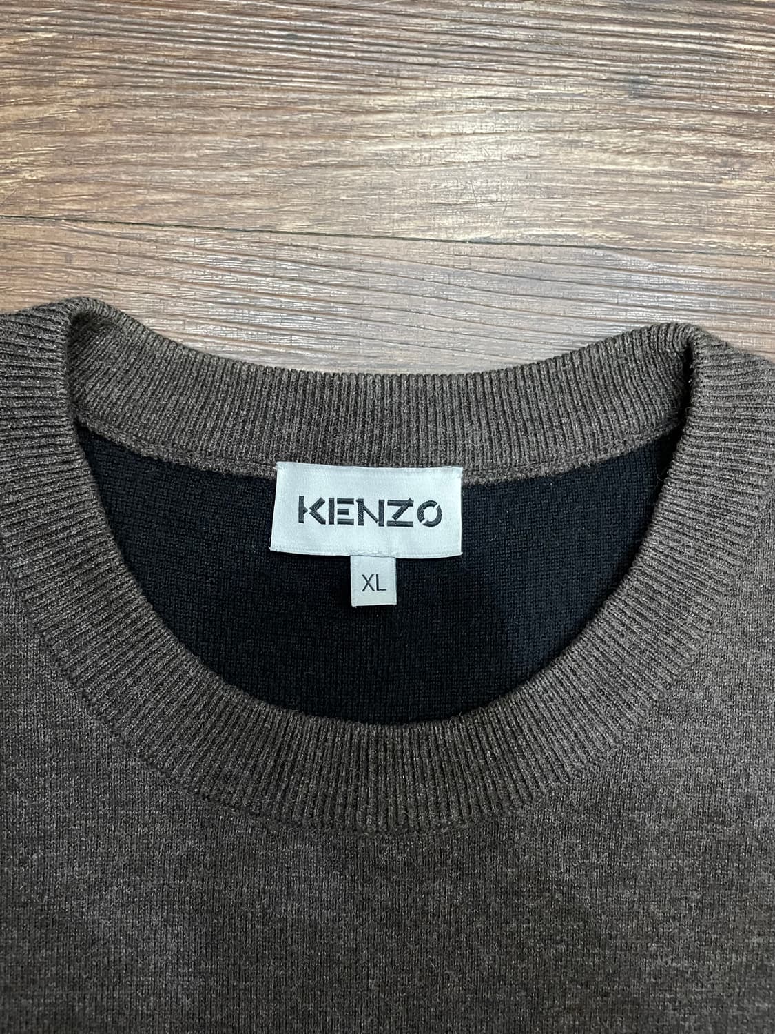 겐조 KENZO 로고 니트 스웨터 브라운 상품이미지7