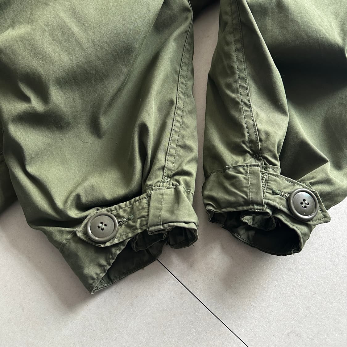 70s 미군 오리지널 M65 피쉬테일 파카 라이너 포함 M 상품이미지10