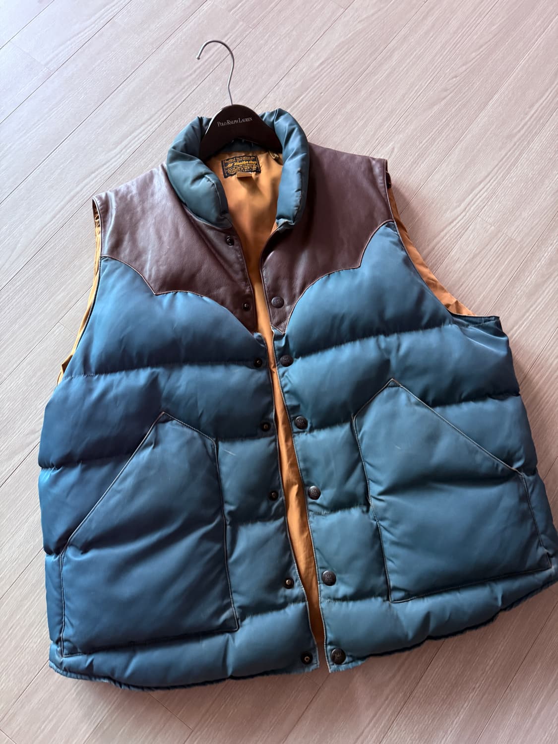 rrl 더블알엘 요크 패팅 베스트 xl 상품이미지1