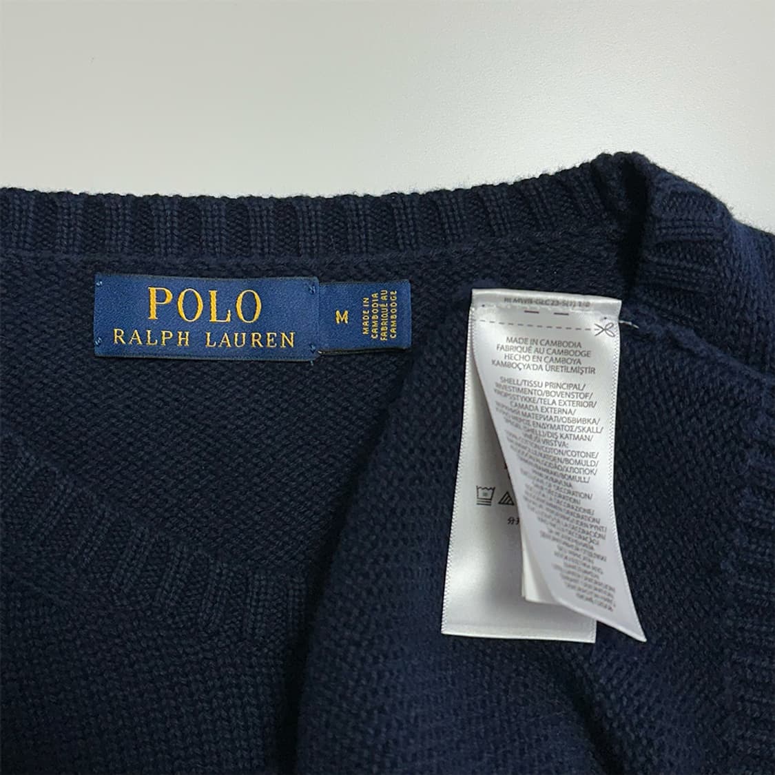 폴로 네이비 니트 상품이미지4