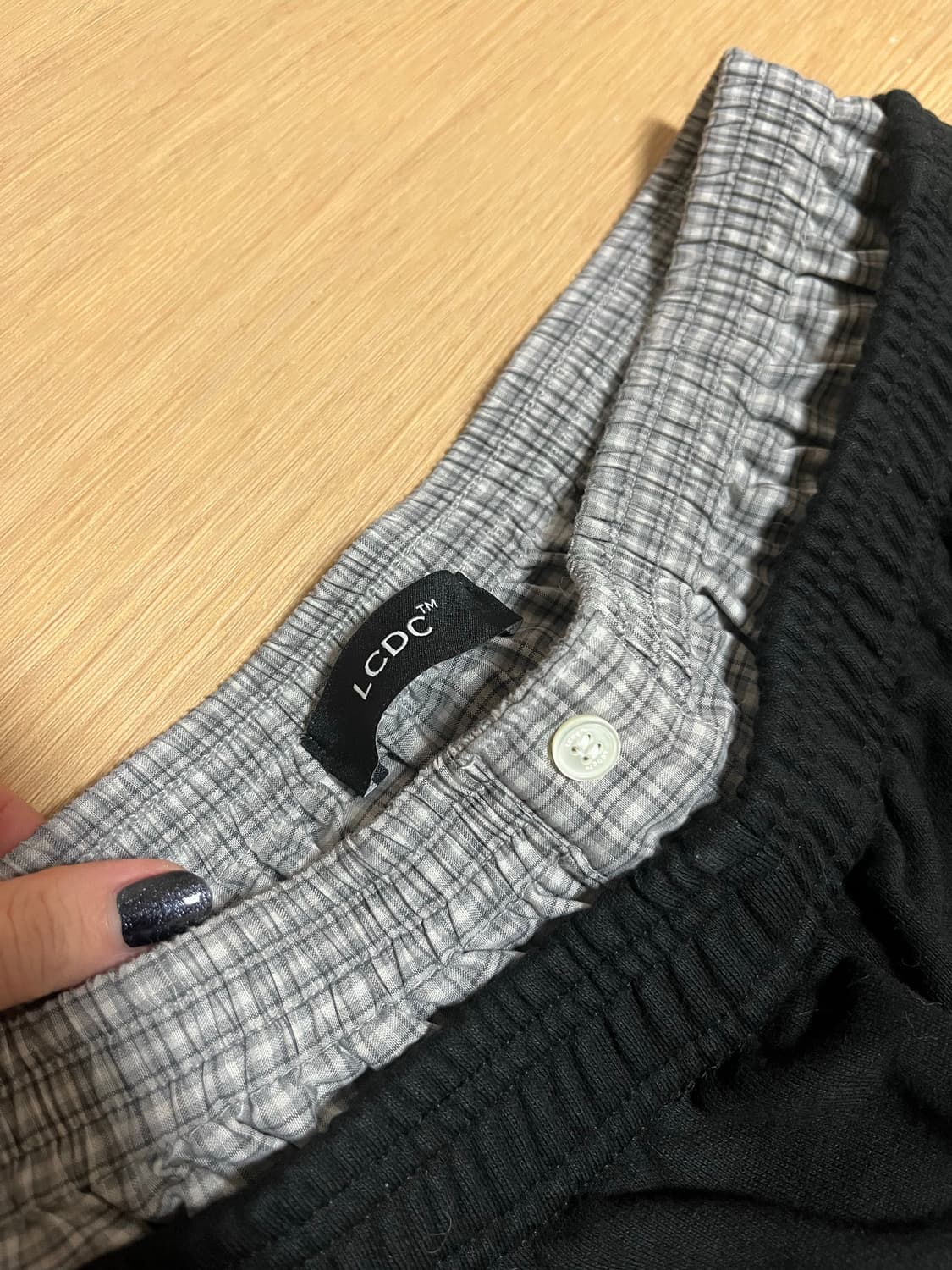 LCDC 레이어드 체크 스웻팬츠 상품이미지9