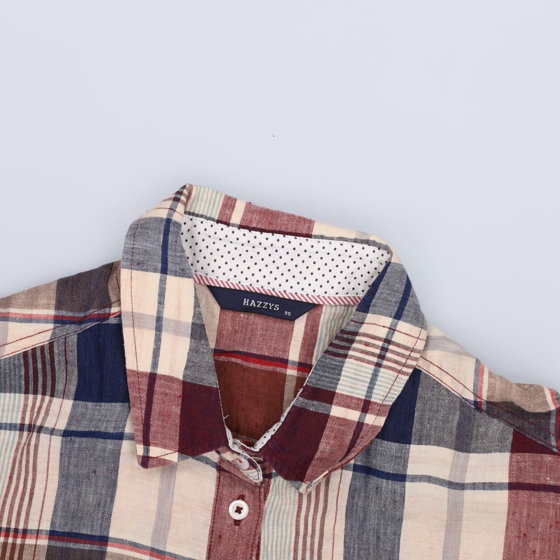 95 헤지스 여성 체크 반팔셔츠 0320H1 상품이미지3