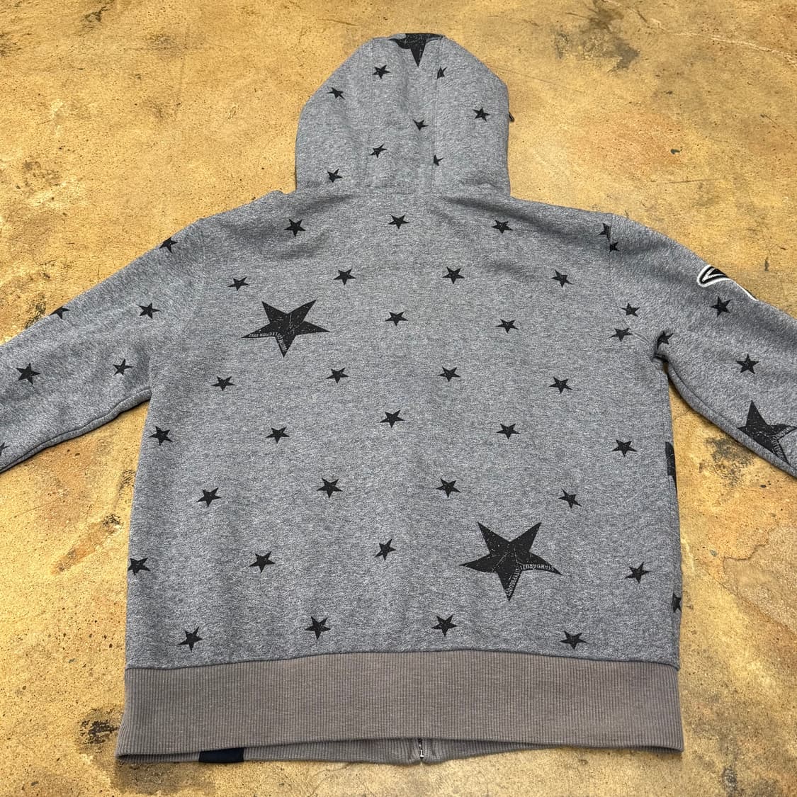 후부 도트 스타 그레이 후드집업  상품이미지4