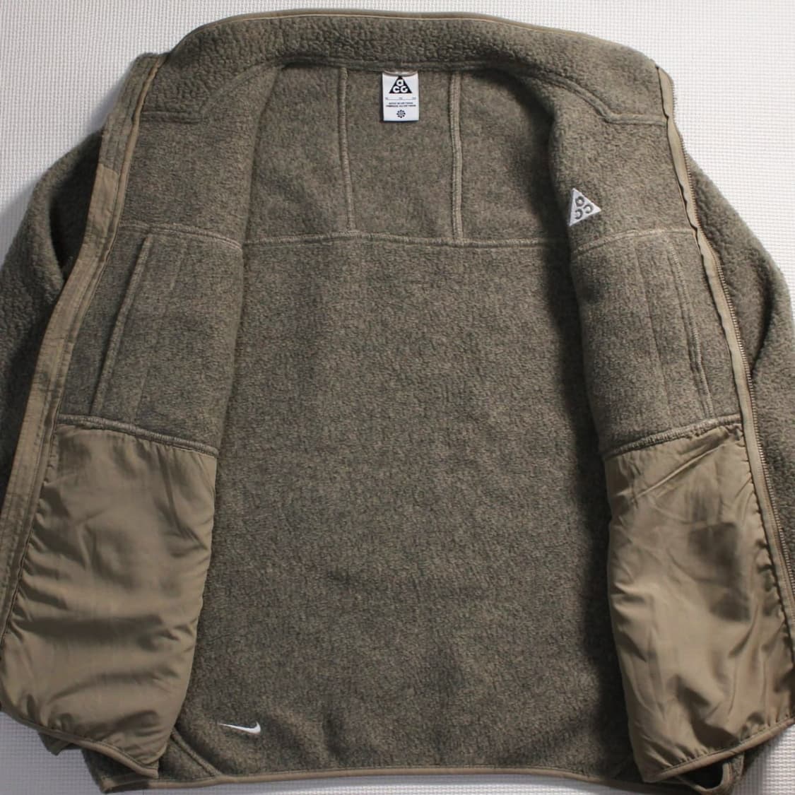 ACG 아크틱 울프 카키 후리스 집업 상품이미지5