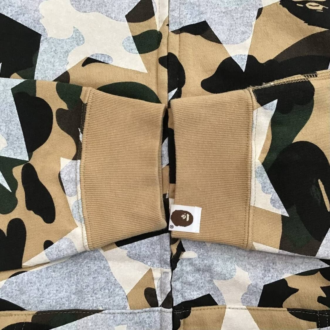 베이프 황계 스타 후드집업 L 상품이미지3