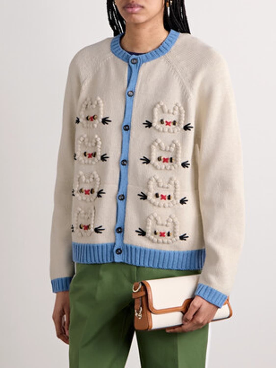 Bode 보디 Calico Cardigan 상품이미지1