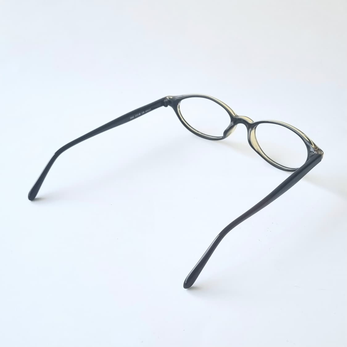 데드스탁 캣아이 투명카키 뿔테 안경테 1619 상품이미지6