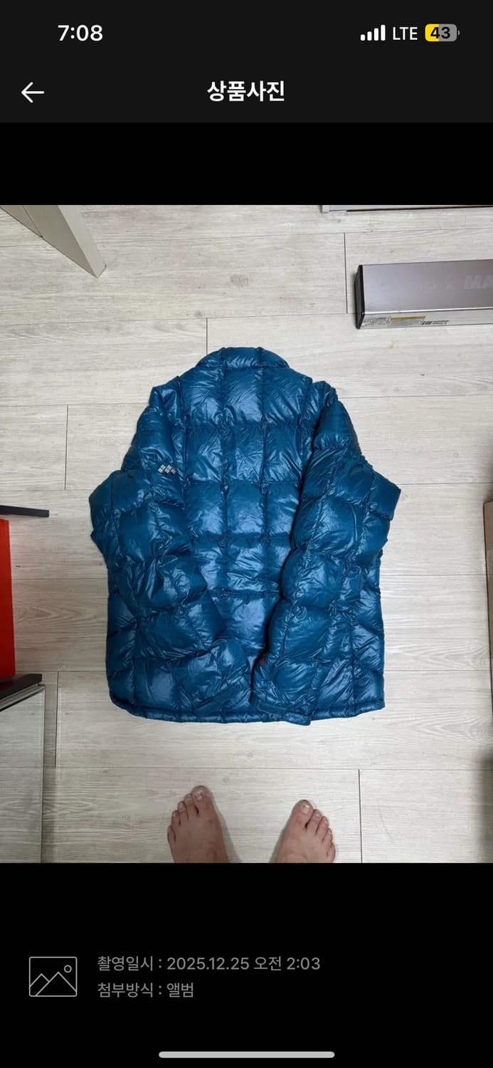 몽벨경량패딩 ex800 2xl 상품이미지3