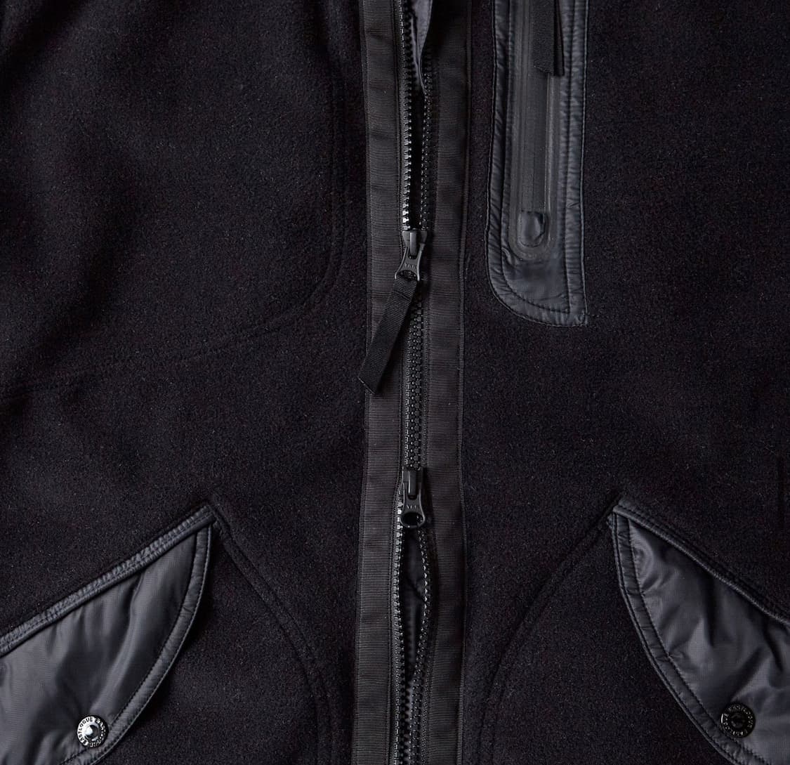 [새상품]이스트로그x뉴발란스 후리스 자켓 블랙 상품이미지4