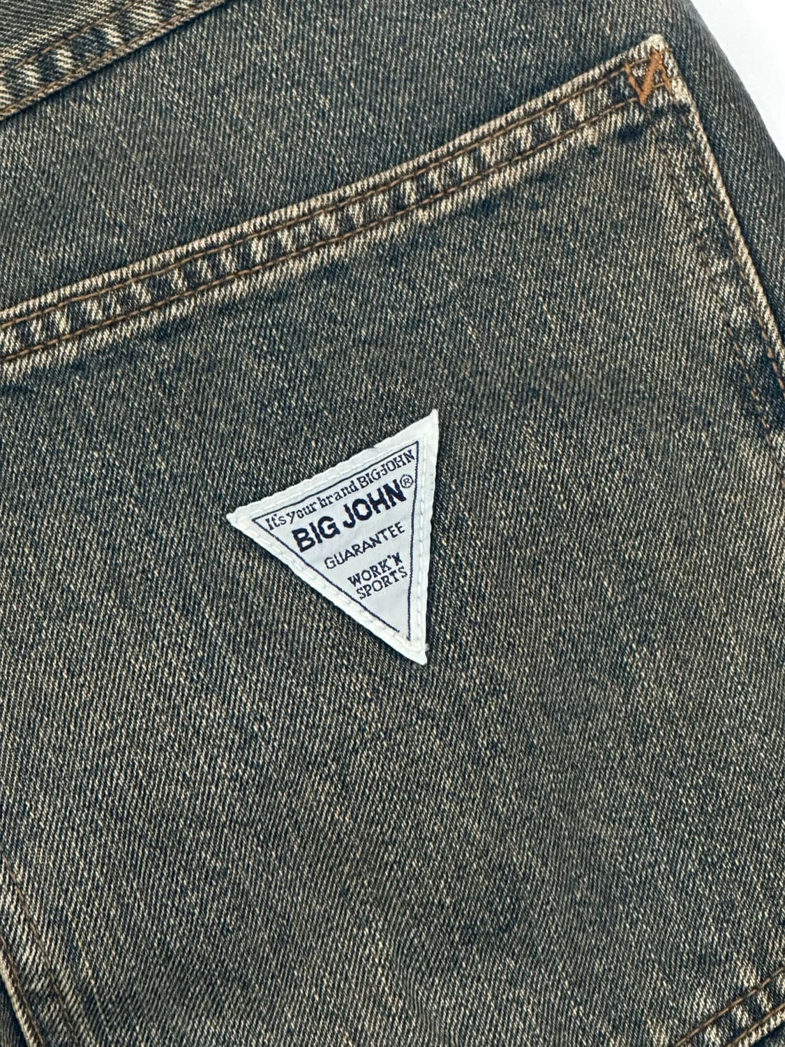BIG JOHN 와이드 빈티지 워싱 데님 팬츠 청바지 일본 빈티지 상품이미지6