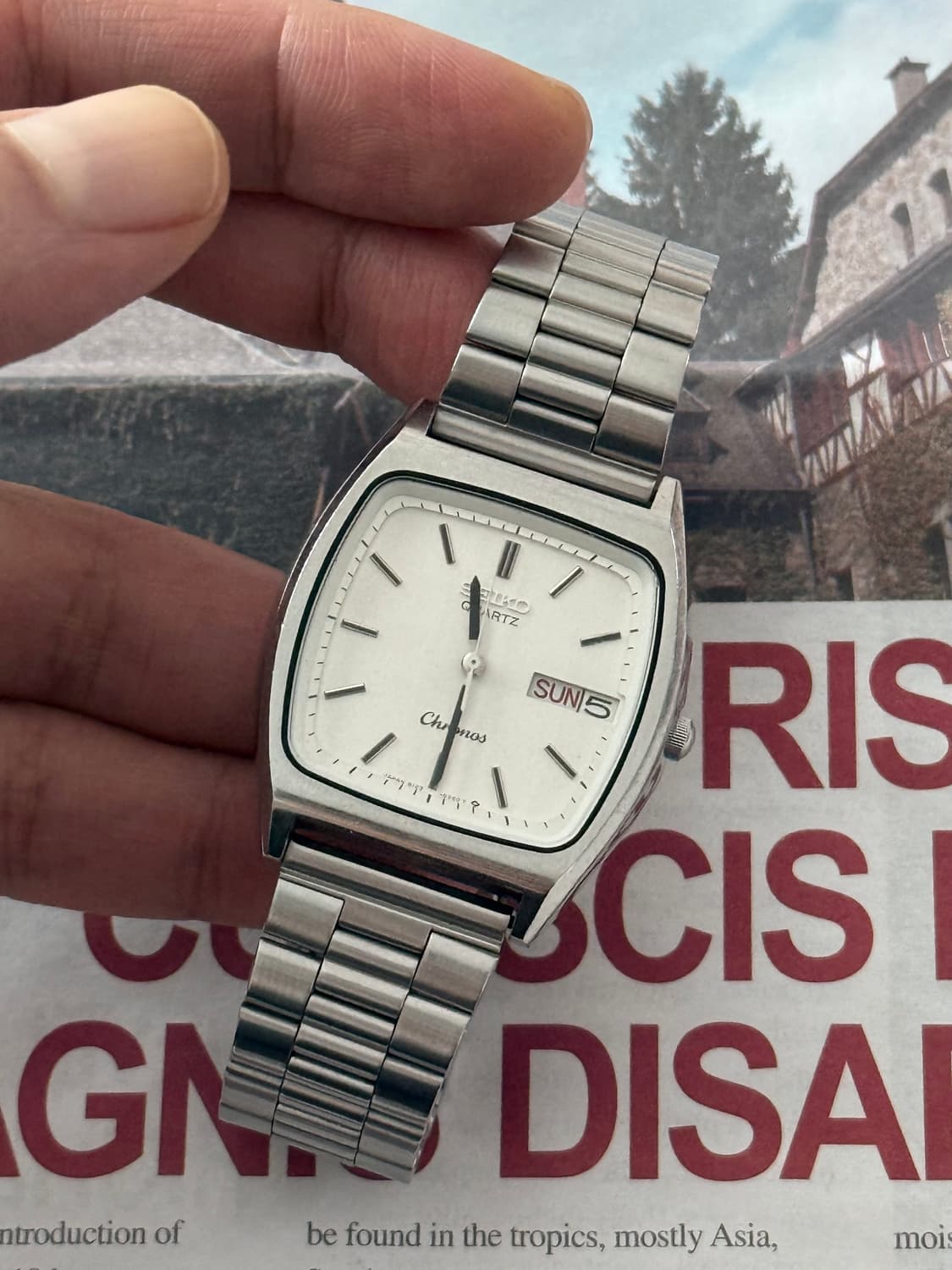  세이코 Seiko Chronos 스퀘어 데이 데이트 상품이미지1