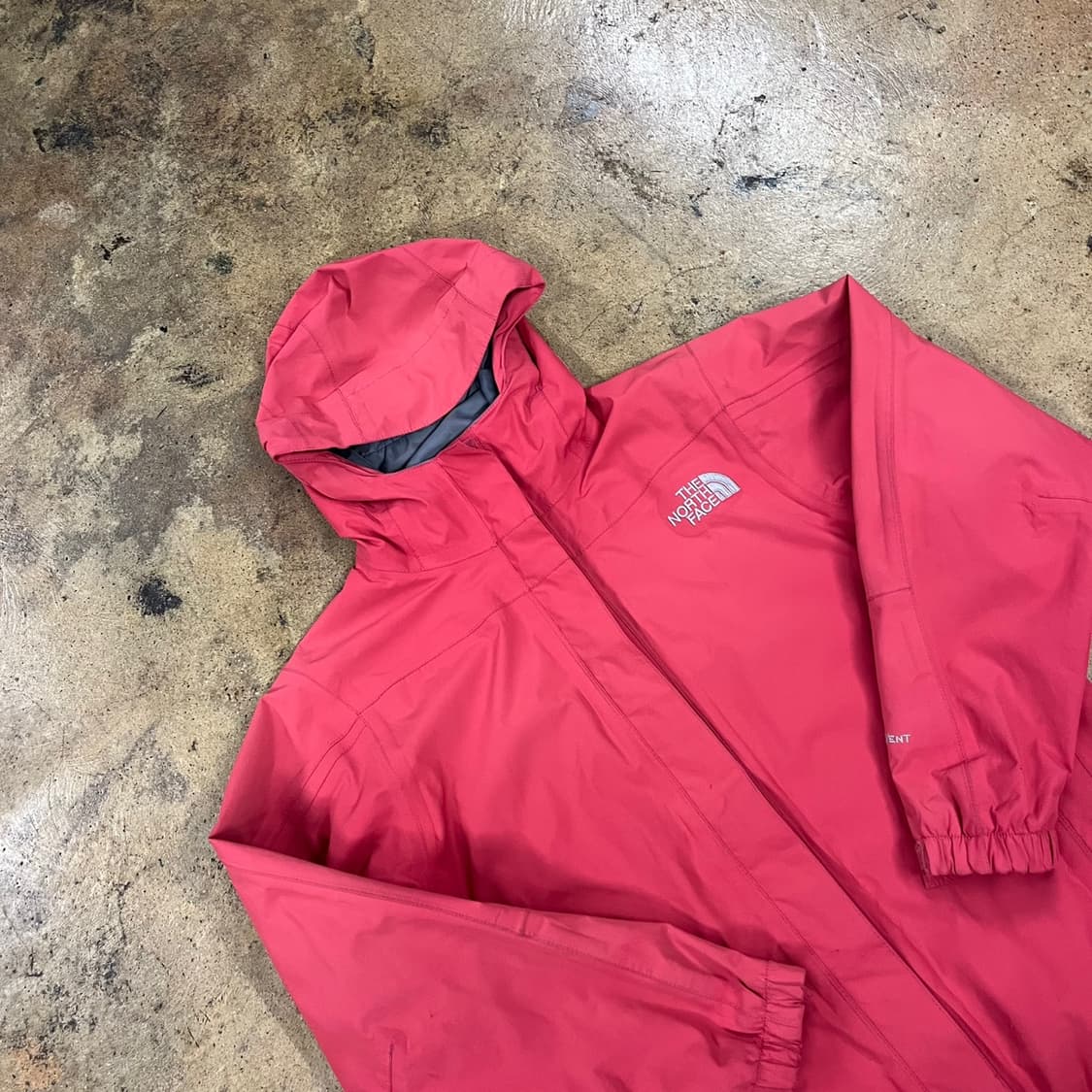 [정품/M] 노스페이스 바람막이 핑크색 후드 자켓 b18 상품이미지1