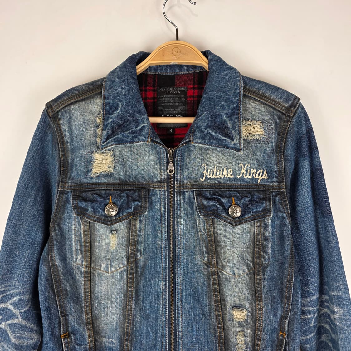 인더앤틱 크로스 데님자켓 상품이미지3